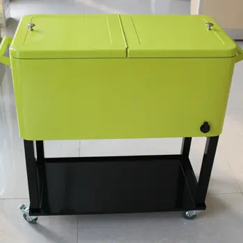 retro cooler on wheels