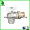Butterfly Handle Quick Release 90 Degree Brass Ball Valve