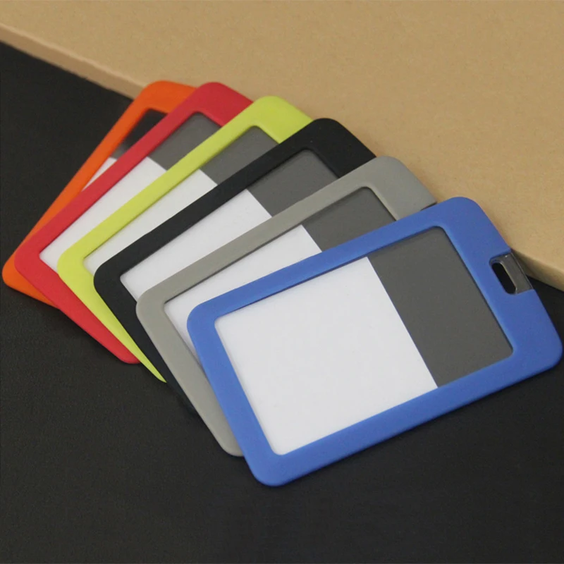 New Design Silicone Id Card Holder With Badge Reel Free Design And Low