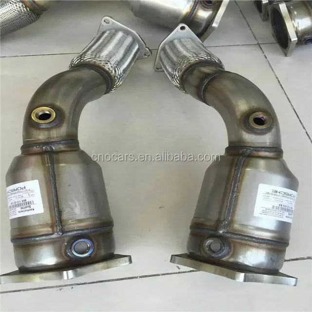 Three Way Catalytic Converter Shell For Cayenne Turbo 4.5l V8 Gas