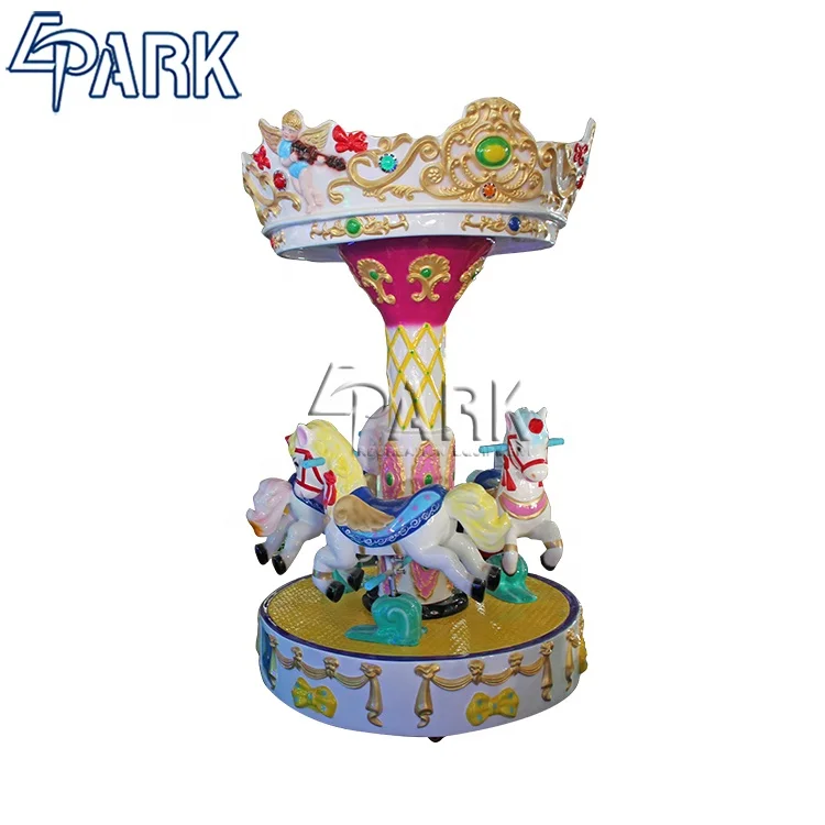 

Coin Operated Small Amusement Ride Mini Rides Small Fairground Merry Go Round Carousel For Sale