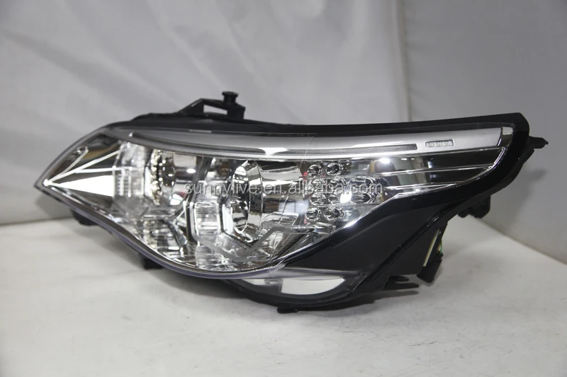 2003-2007  Year E60 523i 525i 530i  LED  Head Light JY Chrome Housing