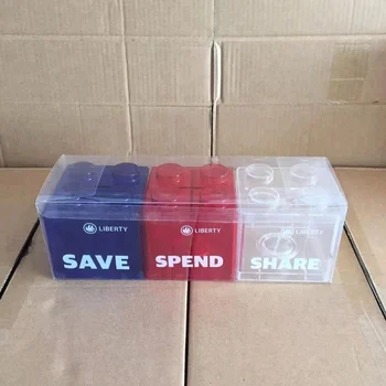 save spend share money box