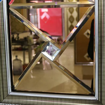 Rhombus Clear Golden Silver Tinted Spell Mirror Glass Living Room Dining Room Background Decorative Wall Mirror Buy Rhombus Decorative Spell Mirror