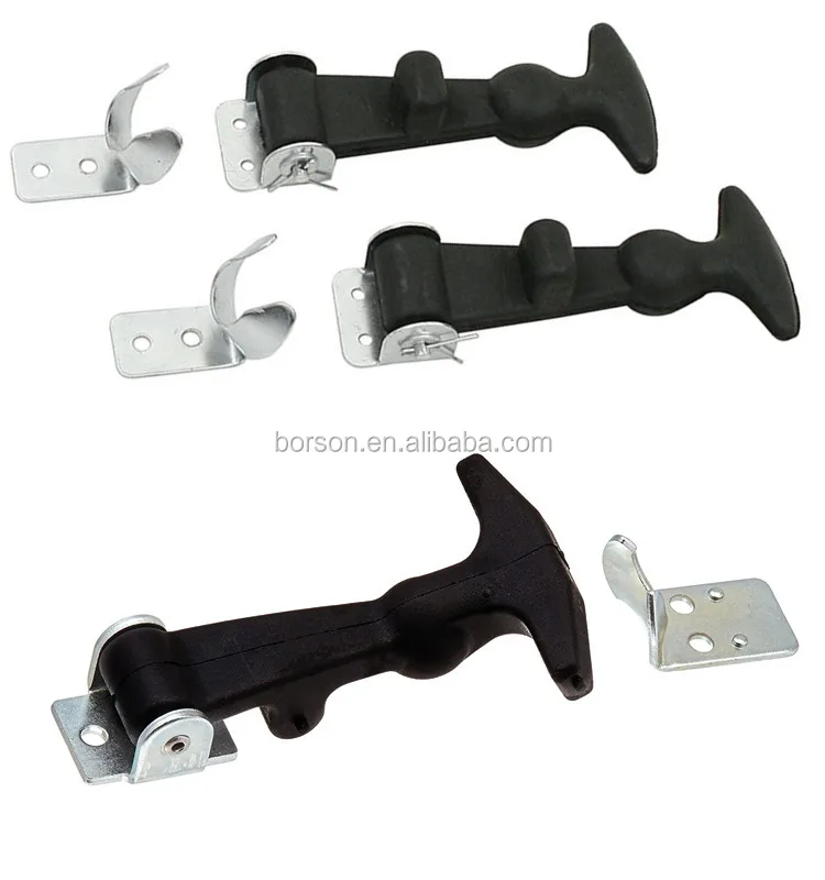 Oem Rubber Flexible Heavy Duty Thandle Draw Latches Mini Easy Grip Draw Latch Stainless Ste
