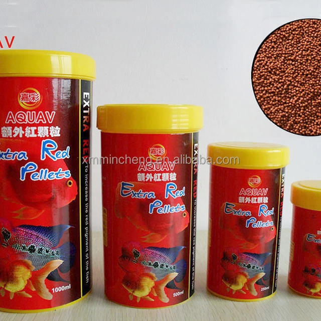color enhancing fish food pellets extra red pellet