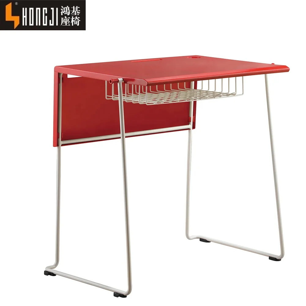 
Hongji 1801 Hot sale metal frame stackable plastic table for training  (62133355539)