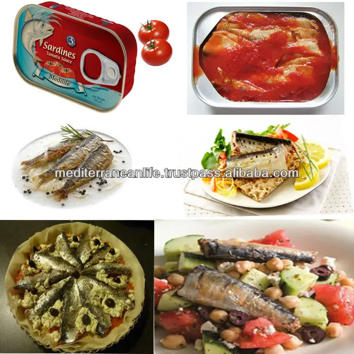 (125 G) Canned Sardines In Vegetable Oil With Tomato Sauce,High Quality