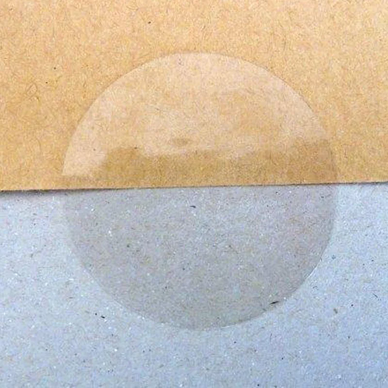 
WR hot sale transparent plastic clear seal label sticker 