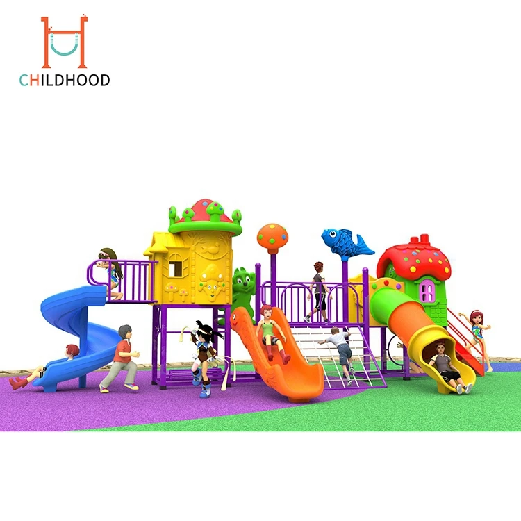 
School Outdoor Kids Amusement Park Equipment Slides 