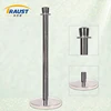 Stainless steel crowd control queue rope post