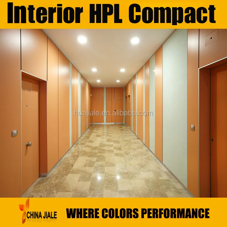 
12mm 13mm waterproof compact laminate HPL for toilet partition 