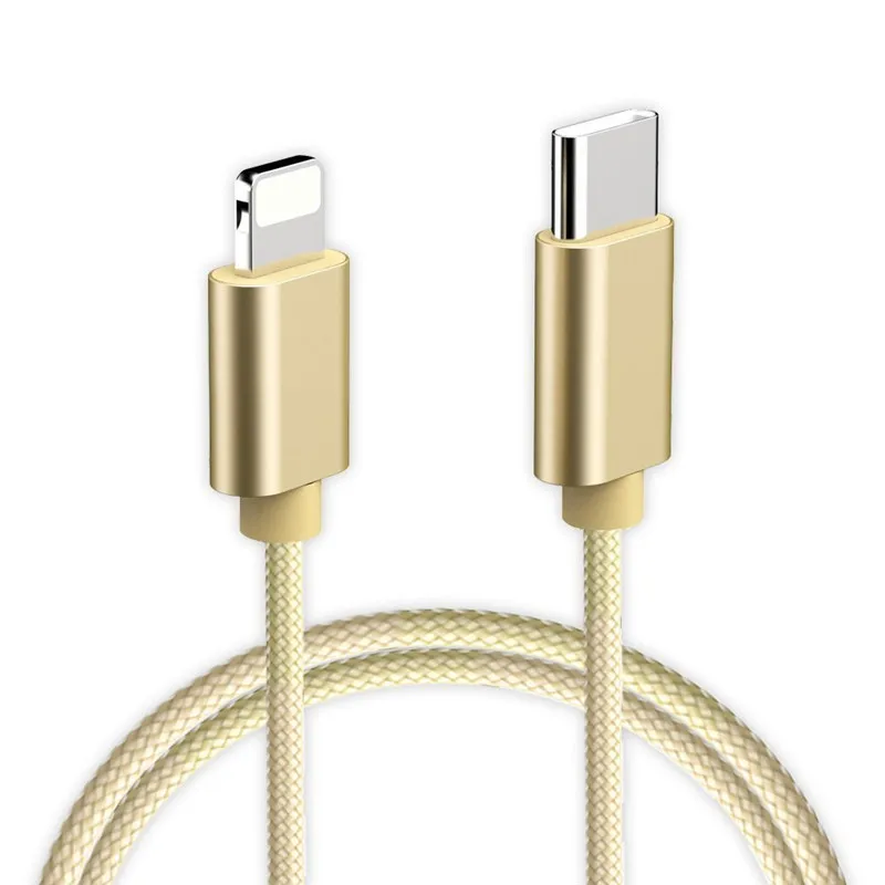 MFI Certified USB-C Type C to Lightning Cable for Apple Data Sync Line PD 15W 3A Fast Charging Cord for iPhone Macbook