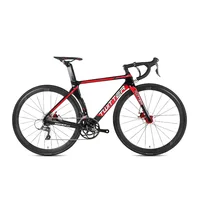 

High quality 54cm carbon road bike bicycle with disc thru axle