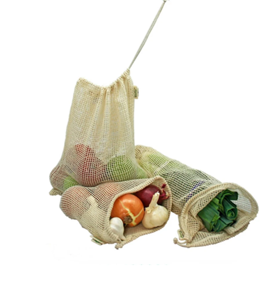 Ginzeal Recyclable Laundry Wholesale Cotton Mesh Bag Buy Mesh Bag