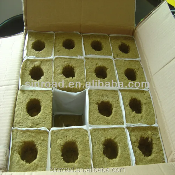 
Agricultural Rock Wool Hydroponic Cube 