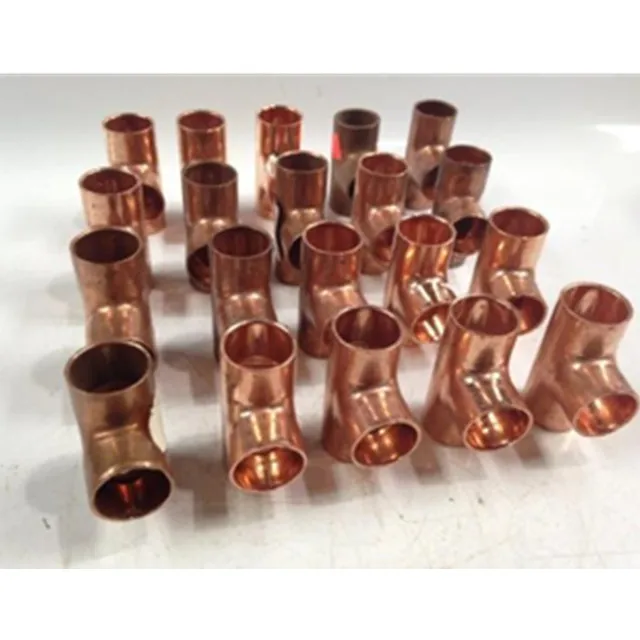 

Copper coupling equal tee for hvac fields high standard