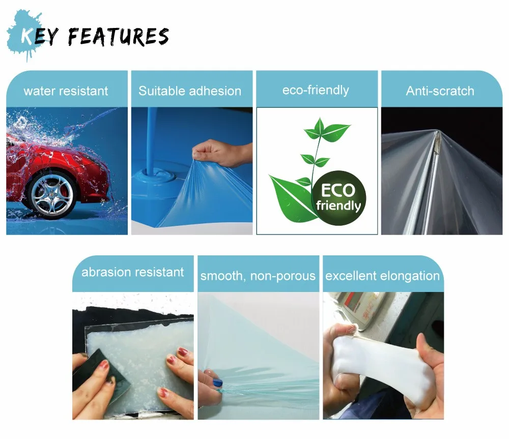 transparent peelable coating