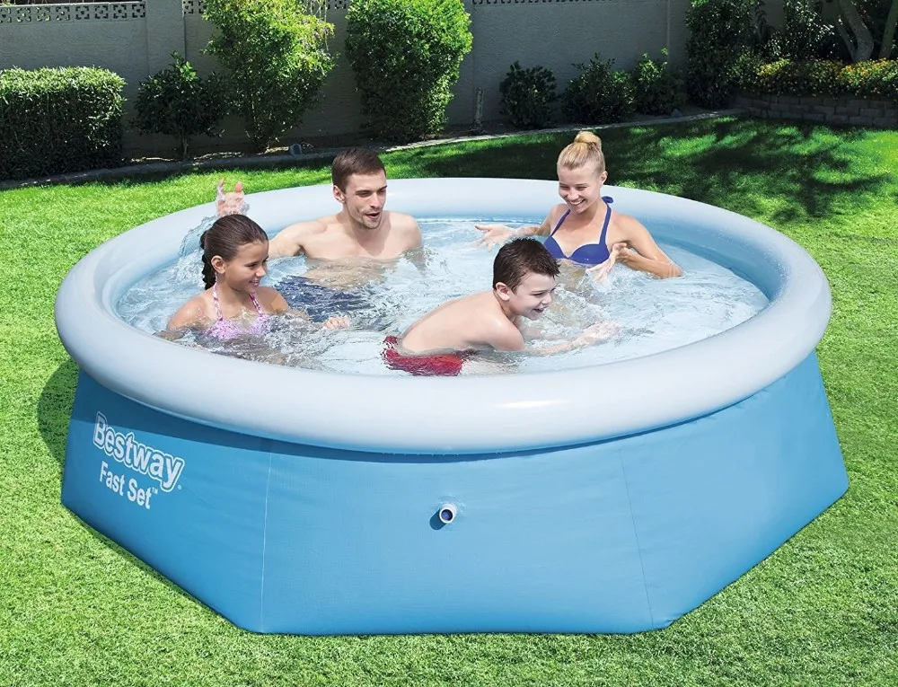 oval inflatable pool