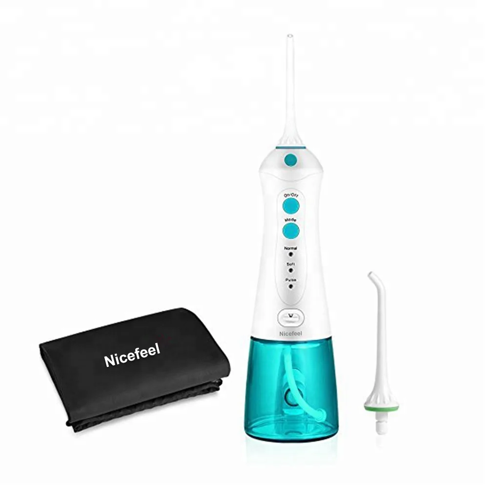 

amazon hot Patented Portable wireless Rechargeable oral hygiene Water Tooth Pick And Water Dental Flosser irrigator