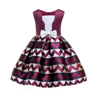 

Baby Striped Kids Dress For Girls Formal Party Dresses Princess Christmas Costume Children Clothing Y11195