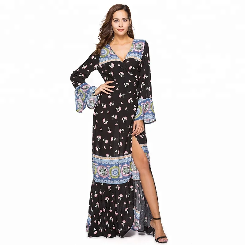 

new arrival plus size bohemian maxi dresses, As picture
