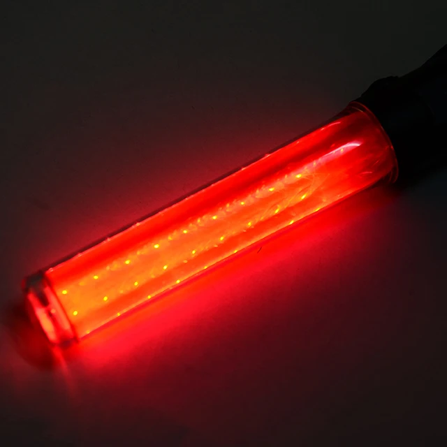 
Led Wand Light Bottle Top Lighting Bottom Magnet Flash Steady Function Traffic Led Strobe Baton Traffic Wand Stick Baton 