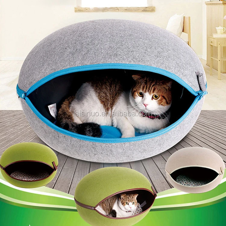 toptan premium gri tasinabilir isitmali luks pet yun kece yastikli kedi yatak evi halat ile catnip buy gri kedi yatak tasinabilir luks kedi yatak ip ile kedi yatak product on alibaba com