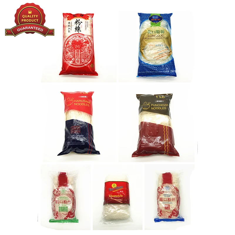 
Low Fat Gluten Free Ribbon/Cut Green Bean Thread Longkou Vermicelli instant noodle 