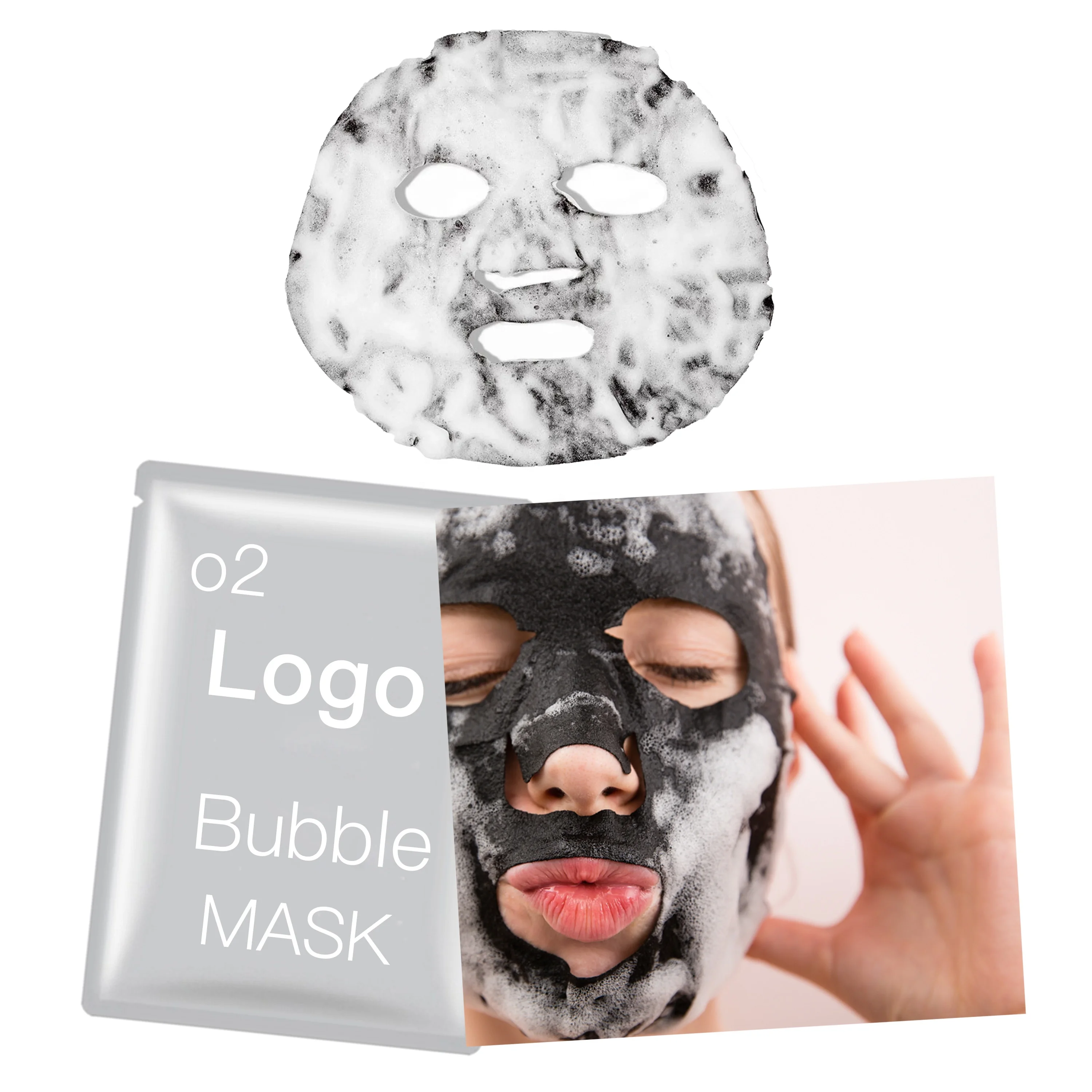 

Nourishes Skin with Vitamin C sebum Wakes Up O2 Bubbling Oxygen Masks Sheet In Pack