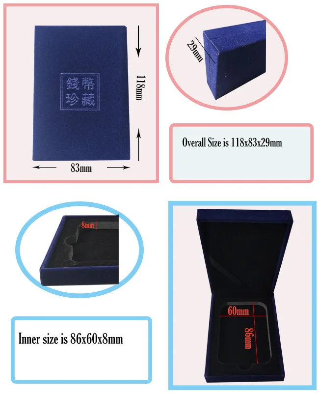 Single Coin Holder Box For Displaying And Collection Buy Coin Holder