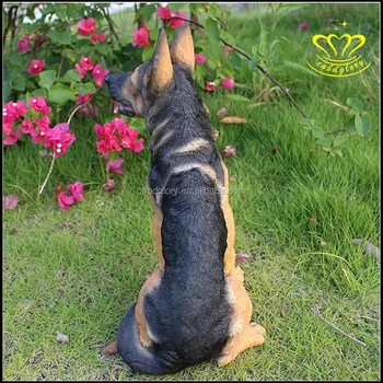 Home Decor Lovely Lifelike Resin German Shepherd Dog Statues For ... Home Decor Lovely Lifelike Resin German Shepherd Dog Statues For ...
