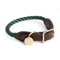 

Professional Manufacturer Handmade durable Cotton rope dog collars good price product OEM