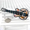 Cute Rock Guitar Shape Twill Material Sew Or Iron On Embroidered Music Patch For Clothes Stickers Applique