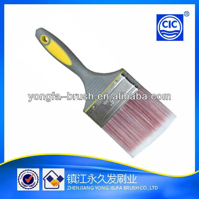 Different Color Tapered Polyester Rubber Handle Paint Brush Buy Rubber Handle Paint Brush