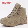 KKKNOW outdoor combat boots new spring and winter hiking hiking shoes waterproof non slip cross country shoes Men s shoes boots