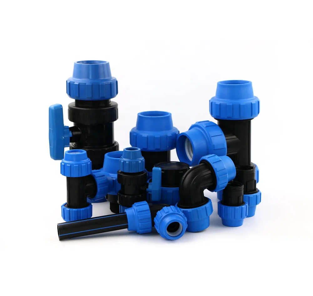 
Plastic Compression Fitting Irrigation System Coupling 