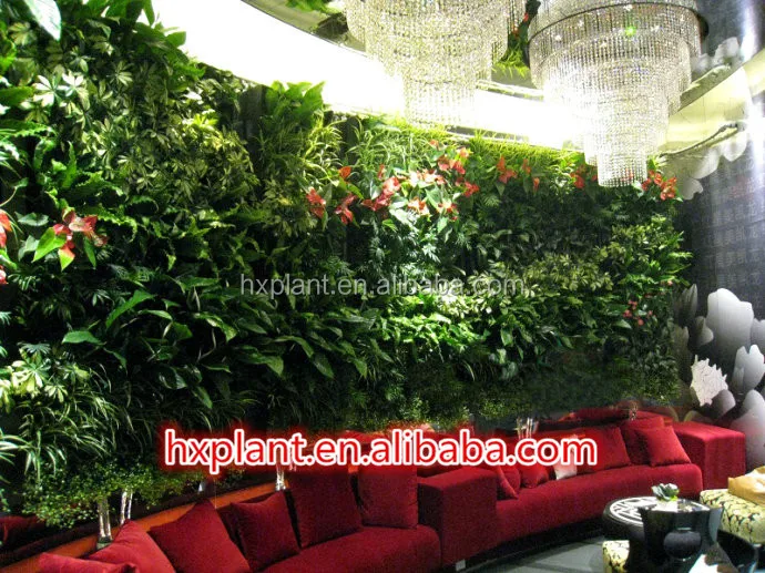 Artificiale decorativo muro vegetale, a buon mercato giardino ... Giardino verticale artificiale