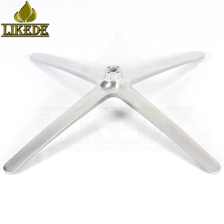 Durable 4 Feet Adjustable Aluminum Chair Base New Sofa Metal Legs