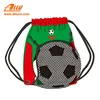 World cup football sport drawstring backpack bag with ball holder for Italy