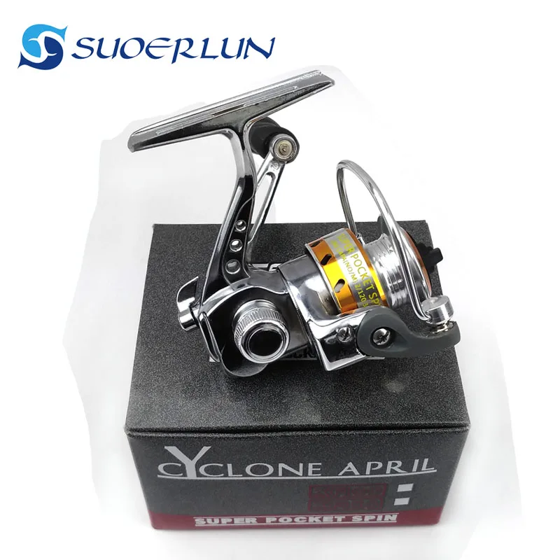 

xf150 metal spool spin fishing reel mini fishing reel, Silver black