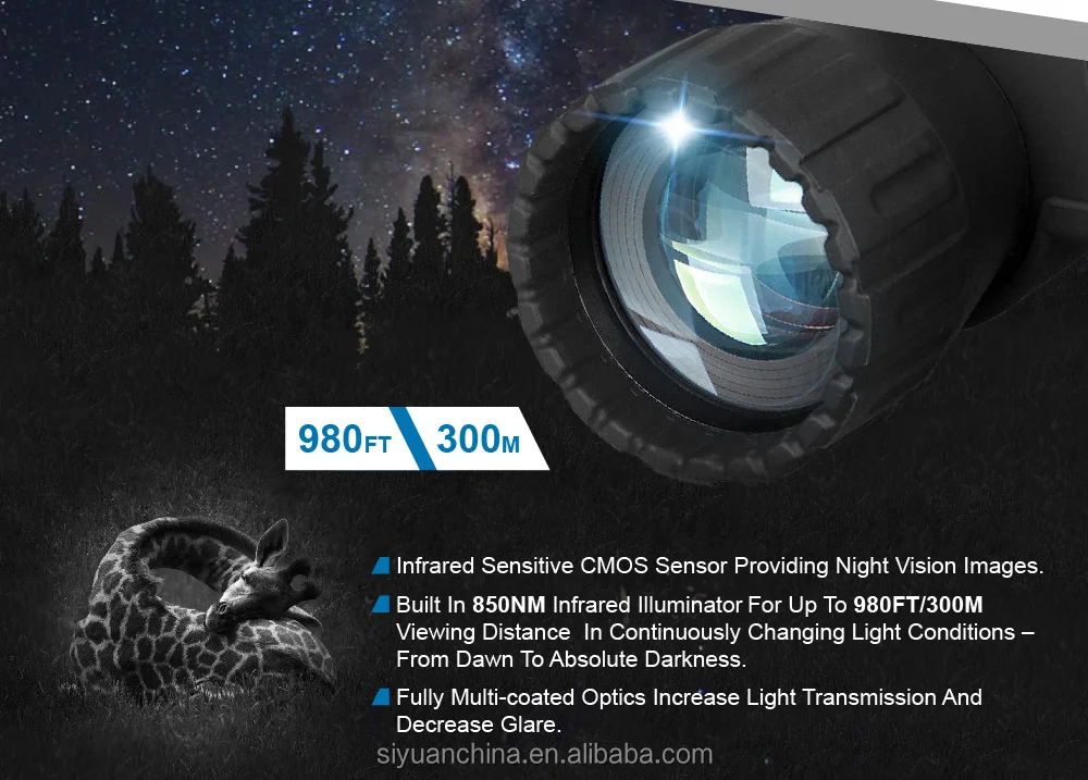 Bestguarder 420x50 Digital Night Vision Binocular Wg80 With Night