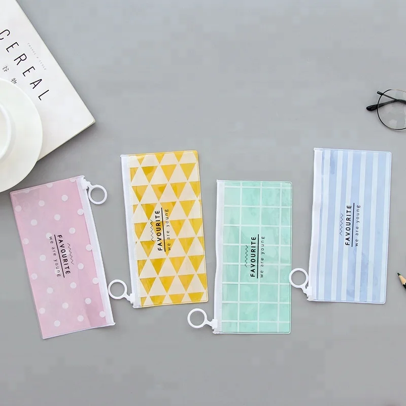 
yes and novelty dot backpack style big capacity canvas pencil case 