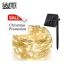 Battery Powered Christmas Led light string products outdoor decorations waterproof lamp solar energy LED string lights