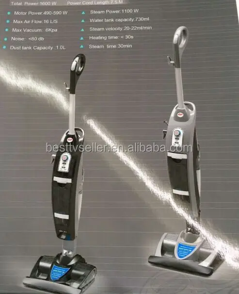 
2 IN 1 STEAM MOP WITH VACUUM CLEANER 