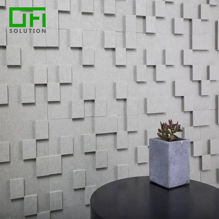 
9MM AU Market Pro-environment Acoustic Felt 100% Polyester Panel Soundproofing Materials PET Acoustic Panels 