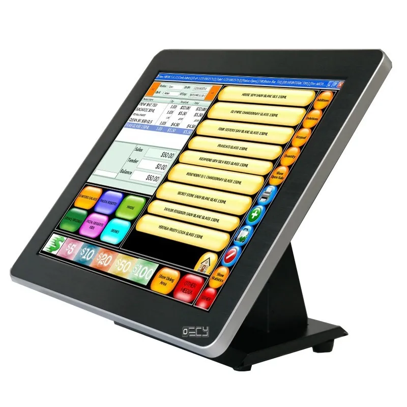 17 inch Windows 7 LED screen pos system