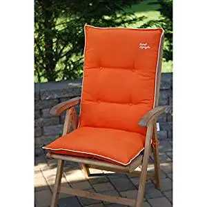 Orange Patio Cushions Find Deals On Get Quotations Outdoor Cushions Patio Orange With Beige High Back Chair Set