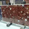 Red blue yellow green agate stone 2cm slabs polished for countertops wall cladding