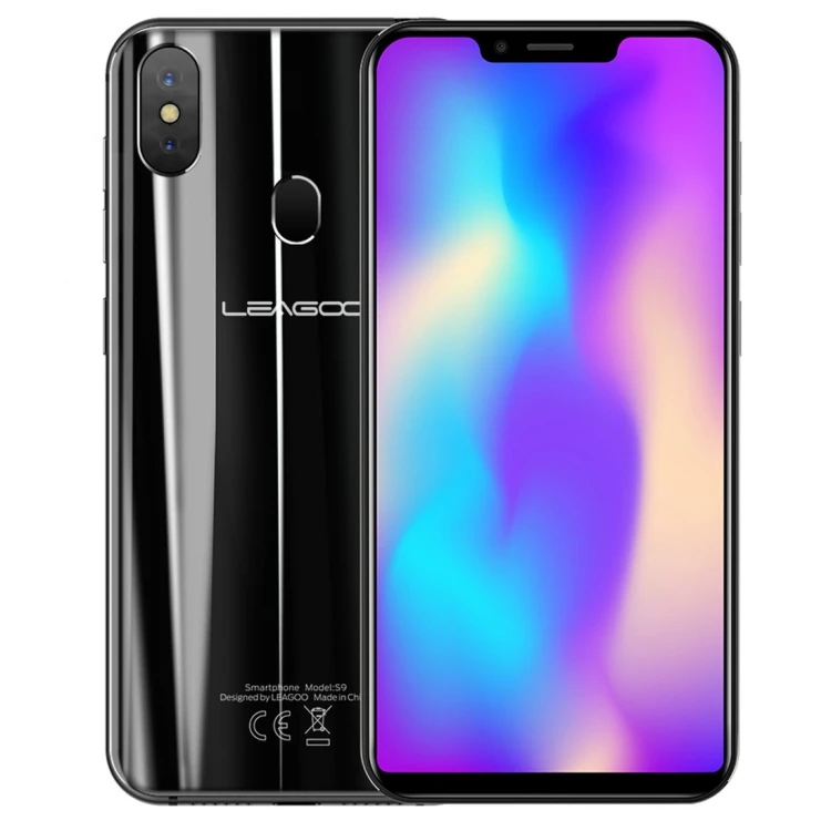 

High Quality LEAGOO S9 4GB+32GB Dual Back Cameras Face & Fingerprint Identification 5.85 inch Android 4G Mobile Phone, Black gold blue